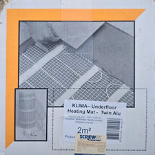 KLIMA UNDERFLOOR HEATING MAT 2M² NEW FREE POSTAGE