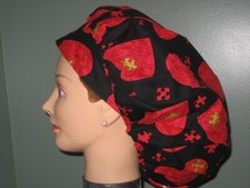 Surgical Scrub Hats/Caps Valentines Day Heart Puzzles