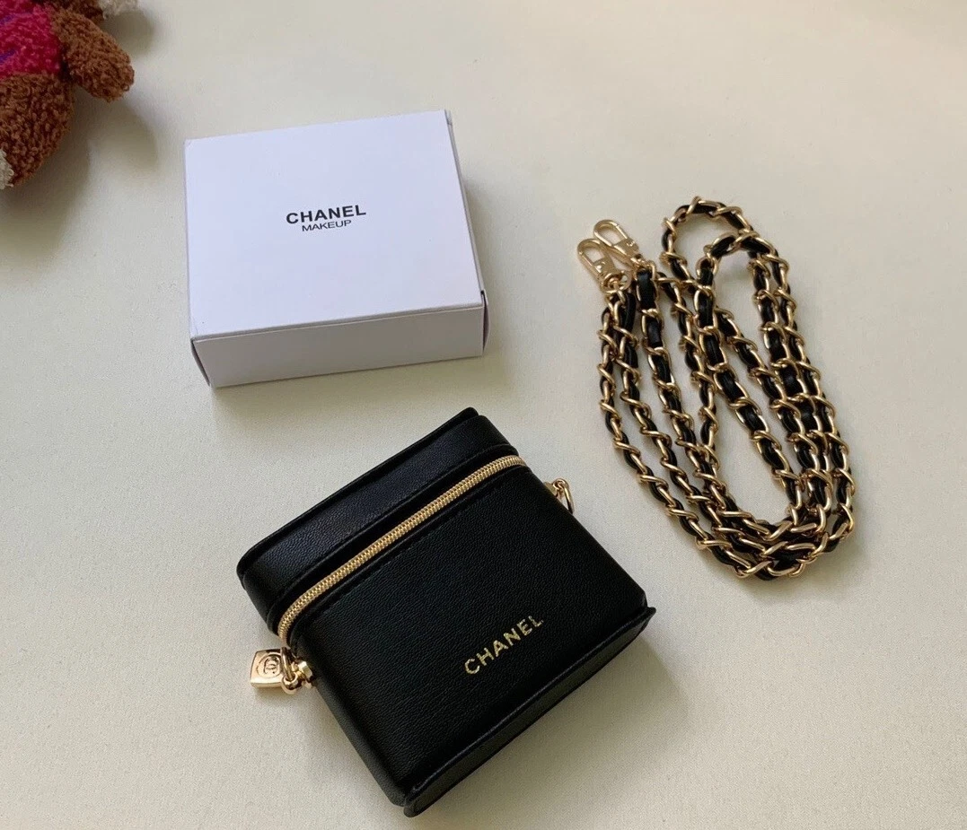 Chanel Classic Vertical Pearl Clutch With Chain