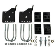 Multi Leaf Shock Plate Kit Camaro Firebird Nova Spring Pad U-bolt Nuts Stud 12pc