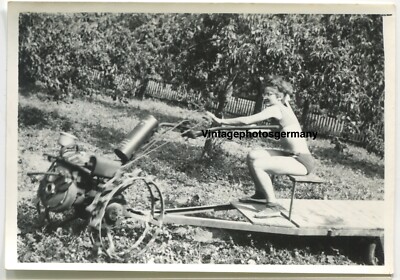 D8093 Photo GDR IFA Tractor Tractor Bulldog Agriculture Tractor Single Axle VEB