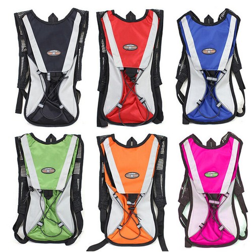 Hydration Pack + 2L Water Bag Hiking Camping Bicycle Backpack Bladder Cycling - Picture 2 of 46