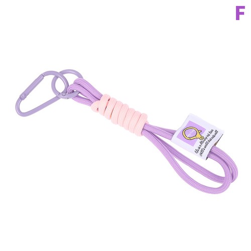 1Pc Braid Lanyard Phone Strap Carabiner Cord Bag Hanging Rope Keychain Pendan Wa - 第 4/18 張圖片