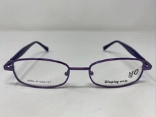 Smart Eyewear K026 COL.08 47-16-127 Violet Metal Full Rim Eyeglasses Frame F260
