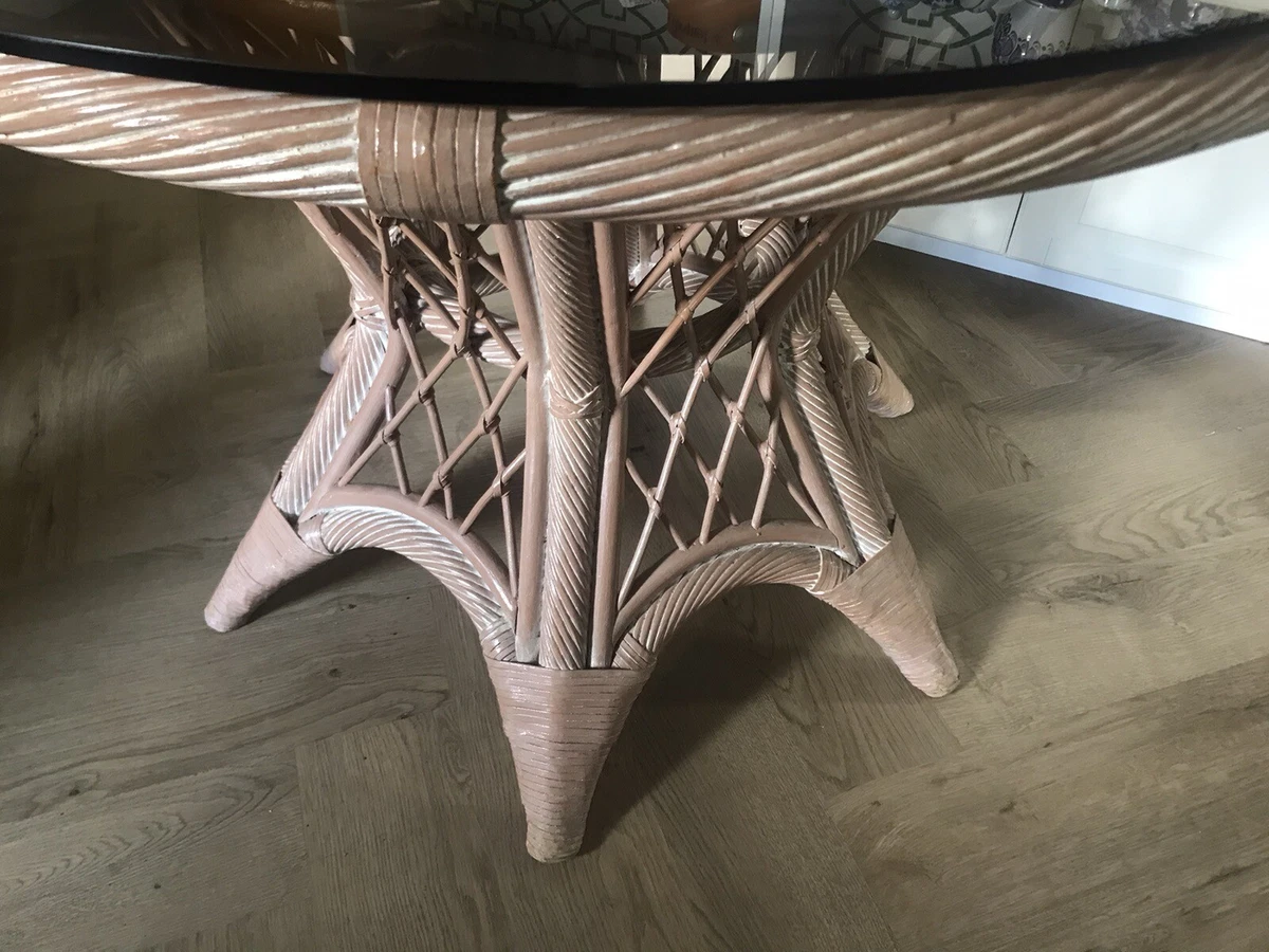 Vintage bamboo dining table online