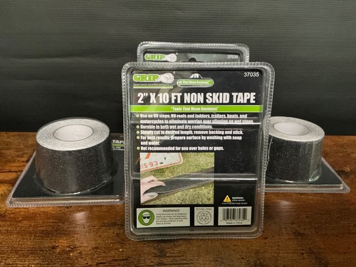 4 ROLLS GRIP TOOLS 2" X 10' NON SKID ANTI SLIP GRIP TAPE 37035 RV BOAT STEPS etc - Picture 2 of 2
