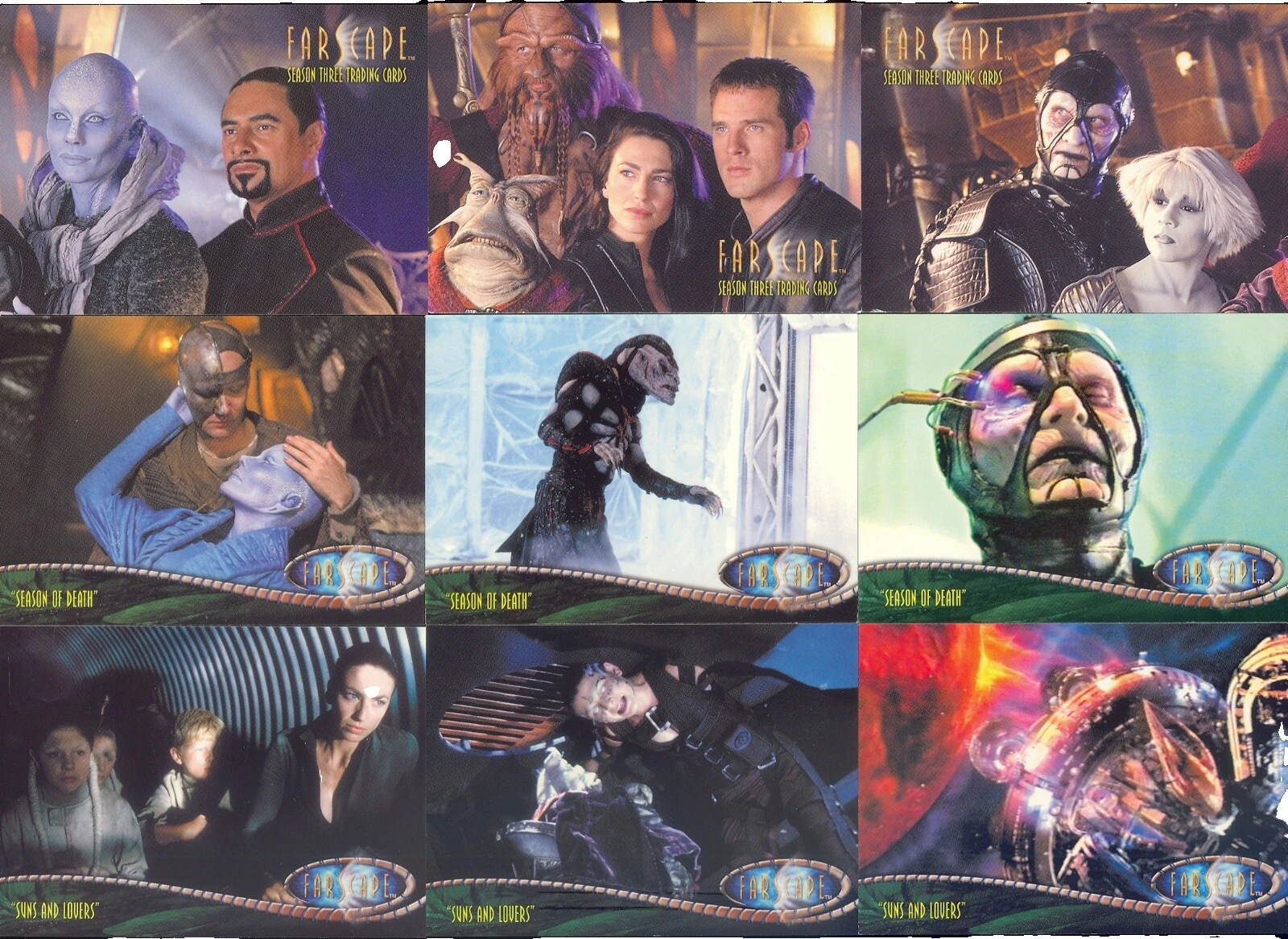 Коллекционные наборы коллекционных карточек Farscape