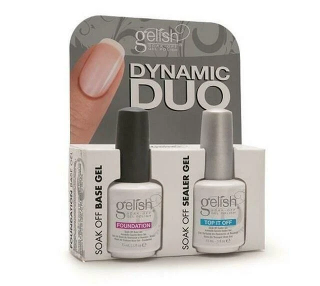 Gelish SG_B074N4H6ZR_US Soak-Off Dynamic Gel Top Coat - 2 Piece