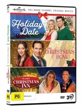 HALLMARK Christmas  Collection 32 Holiday Date / The Bow / A Cozy Inn DVD NEW