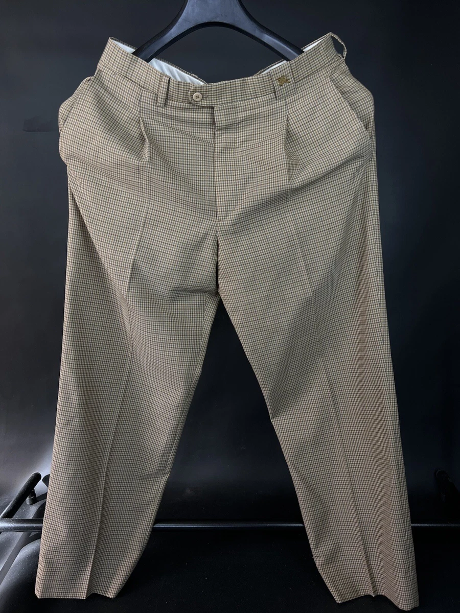 VTG trousers Burberry London check brown light eBay
