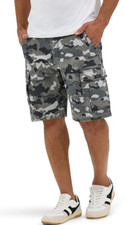 Mens Wrangler Relaxed Fit Cargo Shorts w Stretch Tech Pocket CHOOSE SIZE & COLOR