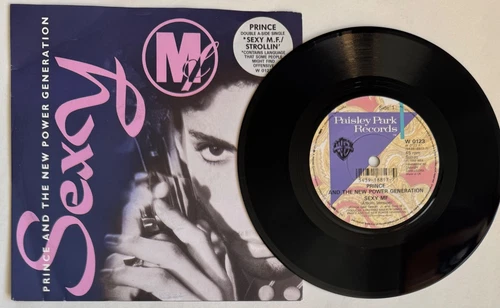 Prince & The New Power Generation UK 7 Vinyl 45 Sexy MF Dbl A Side Strolling NM