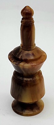 Vintage Bakelite Perfume Snuff Bottle with Screw Top Lid 