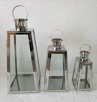 Candle Lantern For Home, Garden, Wedding, Contemporary Stainless Steel