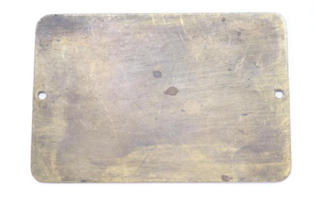 ANTIQUE WELLS FARGO EXP CO HUMAN BODY COFFIN CASKET BRASS TAG