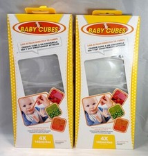 BABY CUBES Single 4 Oz Tray 2 Boxes, 8 Cubes NEW SEALED