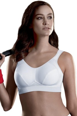 Anita Women's Wire Free Maximum Support Sports Bra 5527 (Pack Of 2) - Black & White, Size 34F
