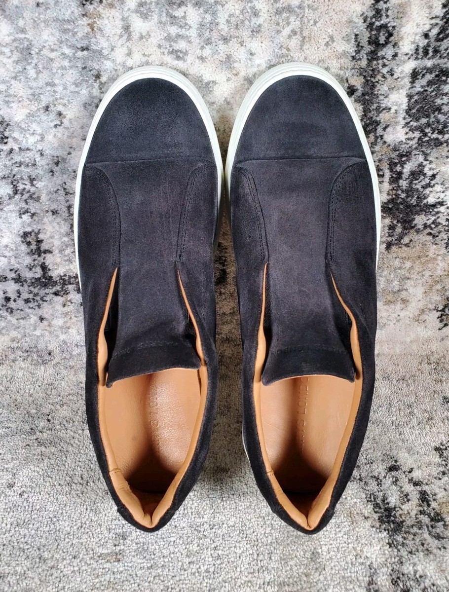 Harry\'s Of London Men\'s Aaron Suede Dark Navy Size 44.5/11.5 Harry main image 4