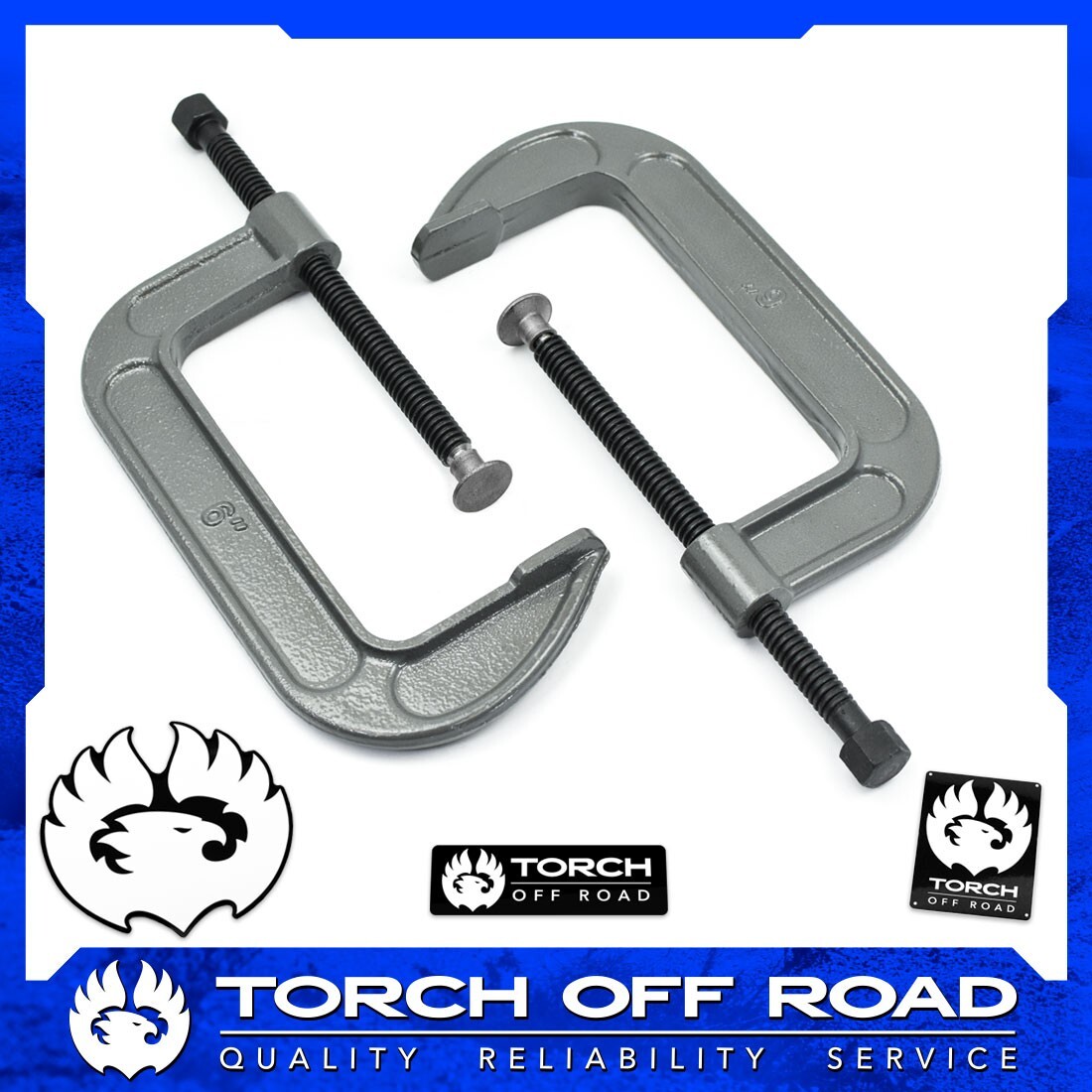 Leaf Pack Unloading C-Clamp Tool with Hex Head Bolt 6