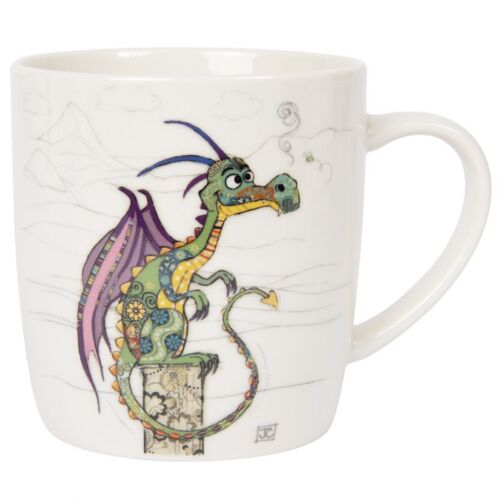 Fine China Mug Duncan Dragon Coffee Cup Animal Drawing Design Collectible Gift - 第 1/3 張圖片