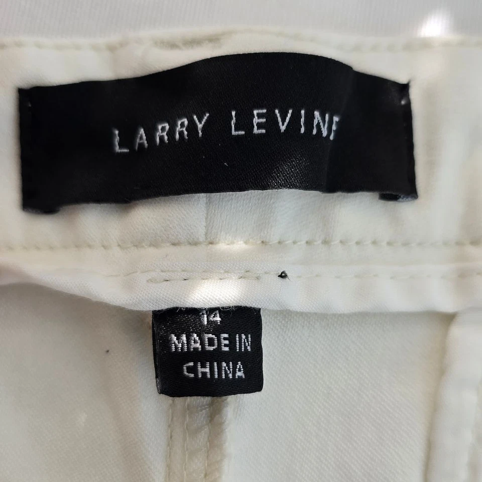Pantalones Cortos Larry Levine Ajuste Promedio Armario Essential - Talla 14 Foto 3 de 4