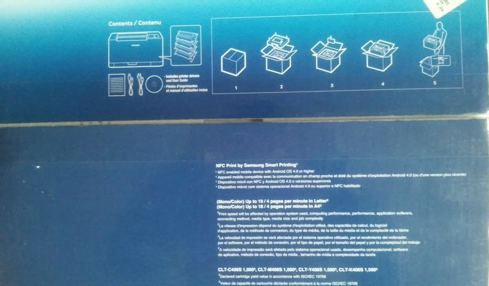 Brand New Samsung Xpress C410W Wireless Color Laser Printer (factory-sealed) - Image 3 of 4