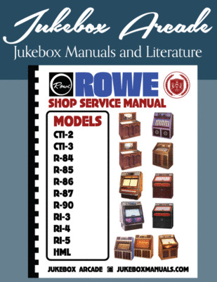 Rowe CTI-2 CTI-3 R-84 R-85 R-86 R-87 R-90 RI-3 RI-4 RI-5 HML Shop Service Manual