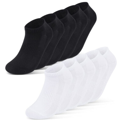 Atmungsaktive Sneaker Socken Herren Damen Sportsocken mit Mesh Baumwolle
