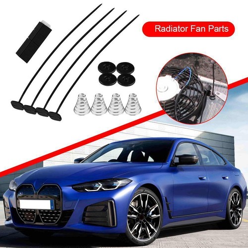 NEW ELECTRIC FAN TIE BELT CLIPS BRACKET MOUNTING KIT RADIATOR RADIATOR C0V6 - Picture 3 of 12