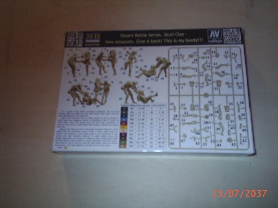 KIT MASTER BOX MB35202 SKULL CLAN NEW AMAZONS SCALA 1/35 NUOVO - Immagine 2 di 2