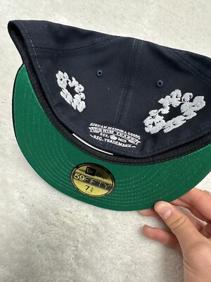 DENIM TEARS New Era Cotton Wreath ネイビー Denim Tears New Era Cotton Wreath 59/50 Cap Navy Men's - FW23 - US