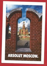 CARTOLINA NV ITALIA - PROMOCARD - ABSOLUT VODKA - Moscow - PC 2168 - 10 x 15