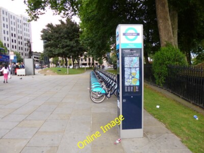 Photo 6x4 Tower Gardens, bicycle hire London Barclays Cycle Hire stands:  c2012