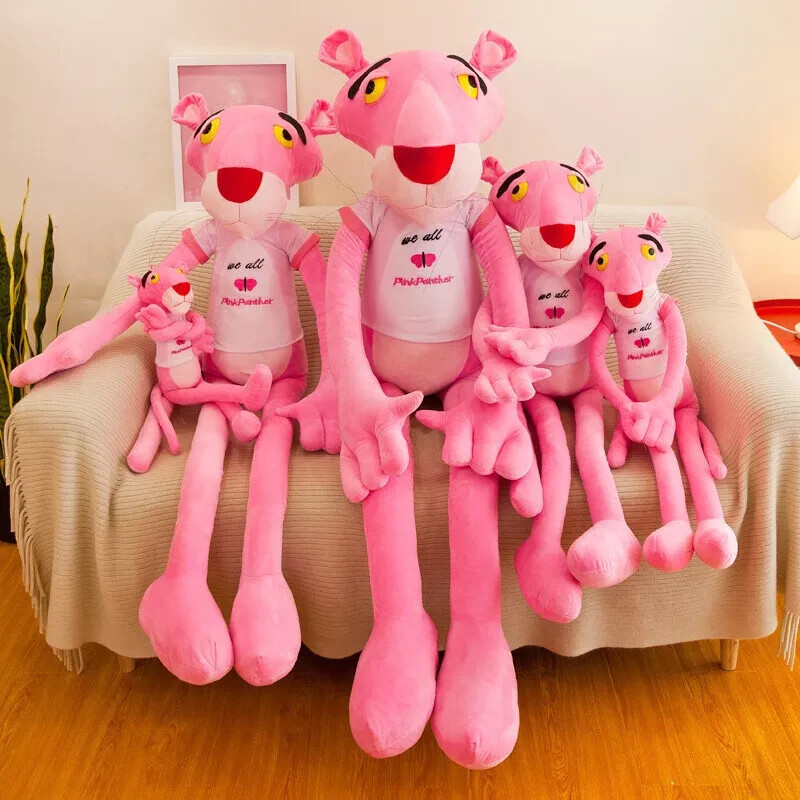 Cartoon Pink Panther Plush Doll 180/160/100/80cm Super Big Doll Stuffed Babt Toy
