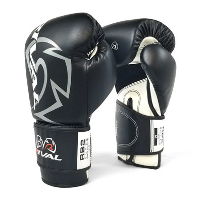 Rival Boxing Gloves RB2 Super Bag 2.0 - Instrumente Schwarz/Weiß