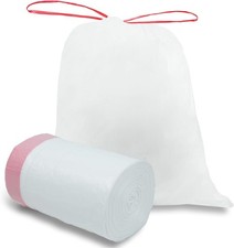 8 Gallon 100 Count,50x60cm Drawstring Tall Kitchen Trash Bags,Clean Fresh Scen