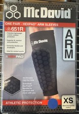 McDavid 651R Hexpad Arm Sleeve Royal Blue Size X-Small