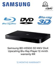 Samsung BD-H5500 3D Blu-ray Player MKV DivX USB streaming Dual 12M Core Warranty
