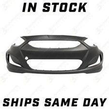 New Primered - Front Bumper Cover For 2014-2017 Hyundai Accent Sedan Hatchback
