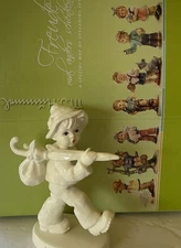 Hummel Figurine Gone A-Wandering HUM 908 TMK10 White Exclusive Ed. in Orig Box