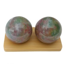 Top Chi Fancy Jasper Baoding Balls for Hand Therapy, Exercise, and Stress Rel...