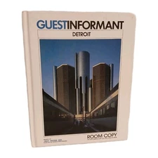 Troy Hilton Inn Detroit 1980-81 Guest Information Book Travel Souvenir 