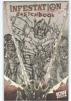 INFESTATION #1 VARIANT SKETCHBOOK VARIANT (10 COPY INCV) IDW PUBLISHING
