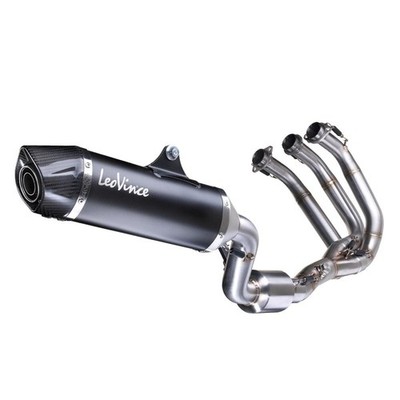 14032 - Complete Exhaust LeoVince BLACK Stainless Yamaha XSR 900 (2016)