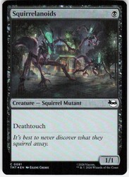 Squirrelanoids #81 Foil Teenage Mutant Ninja Turtles MTG