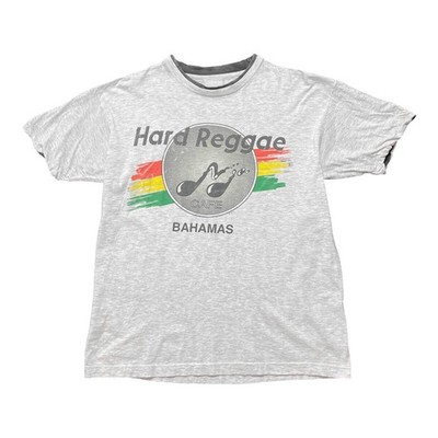 90S Hard Reggae CAFE intage Hard Reggae Cafe Bahamas Double Neck Old T-shirt