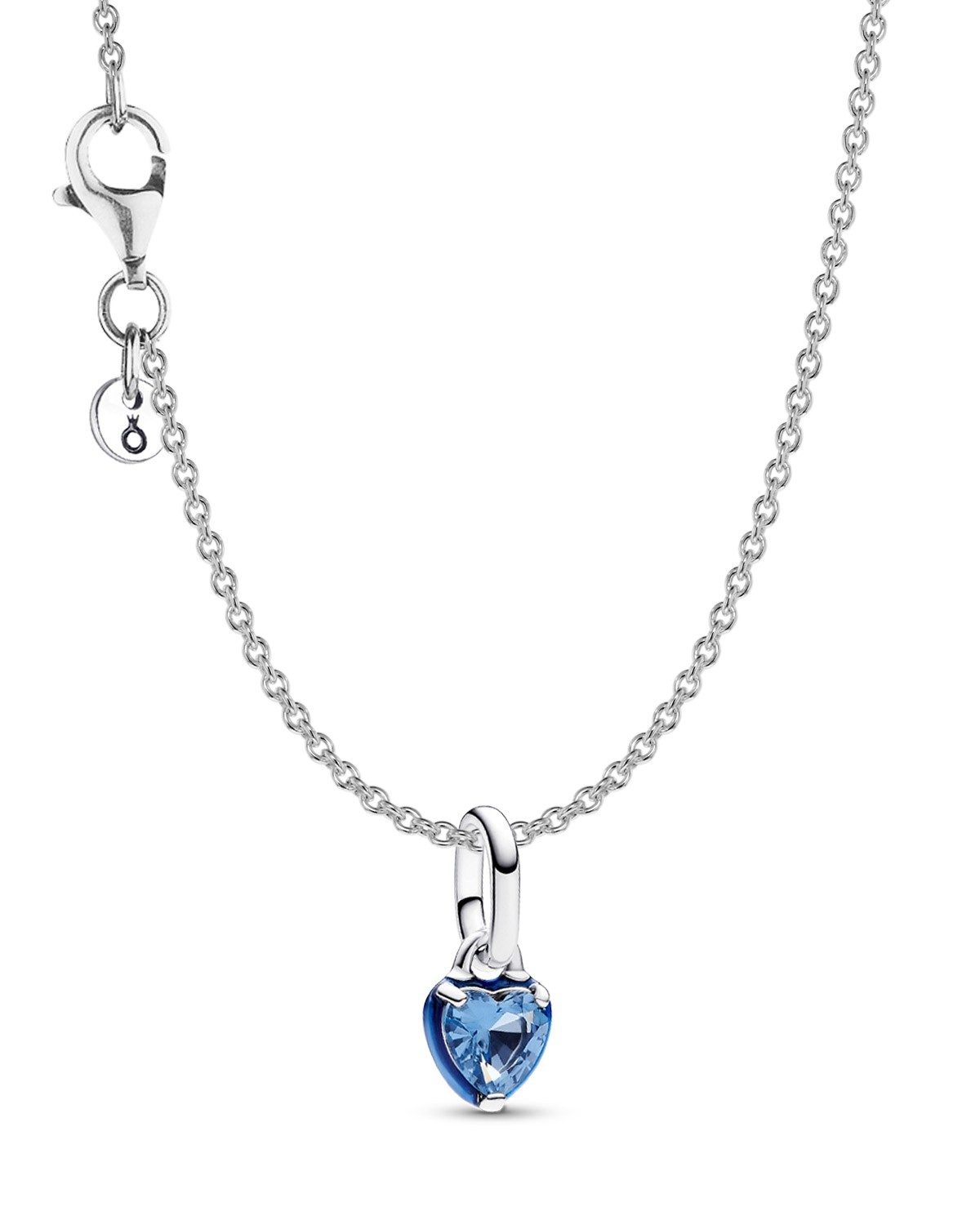 PANDORA Schmuck Damen-Halskette Geschenkset Silber Blaues Chakra Herz 21532 14790₽