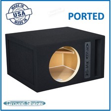 Ground Shaker Single Competition Ported / Vented Sub Box Subwoofer Enclosure