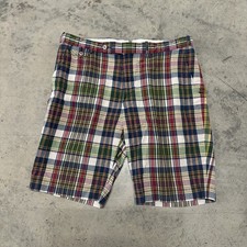 Vintage Polo Ralph Lauren Shorts Mens 36 Plaid Madras 1967 Sportswear Prep