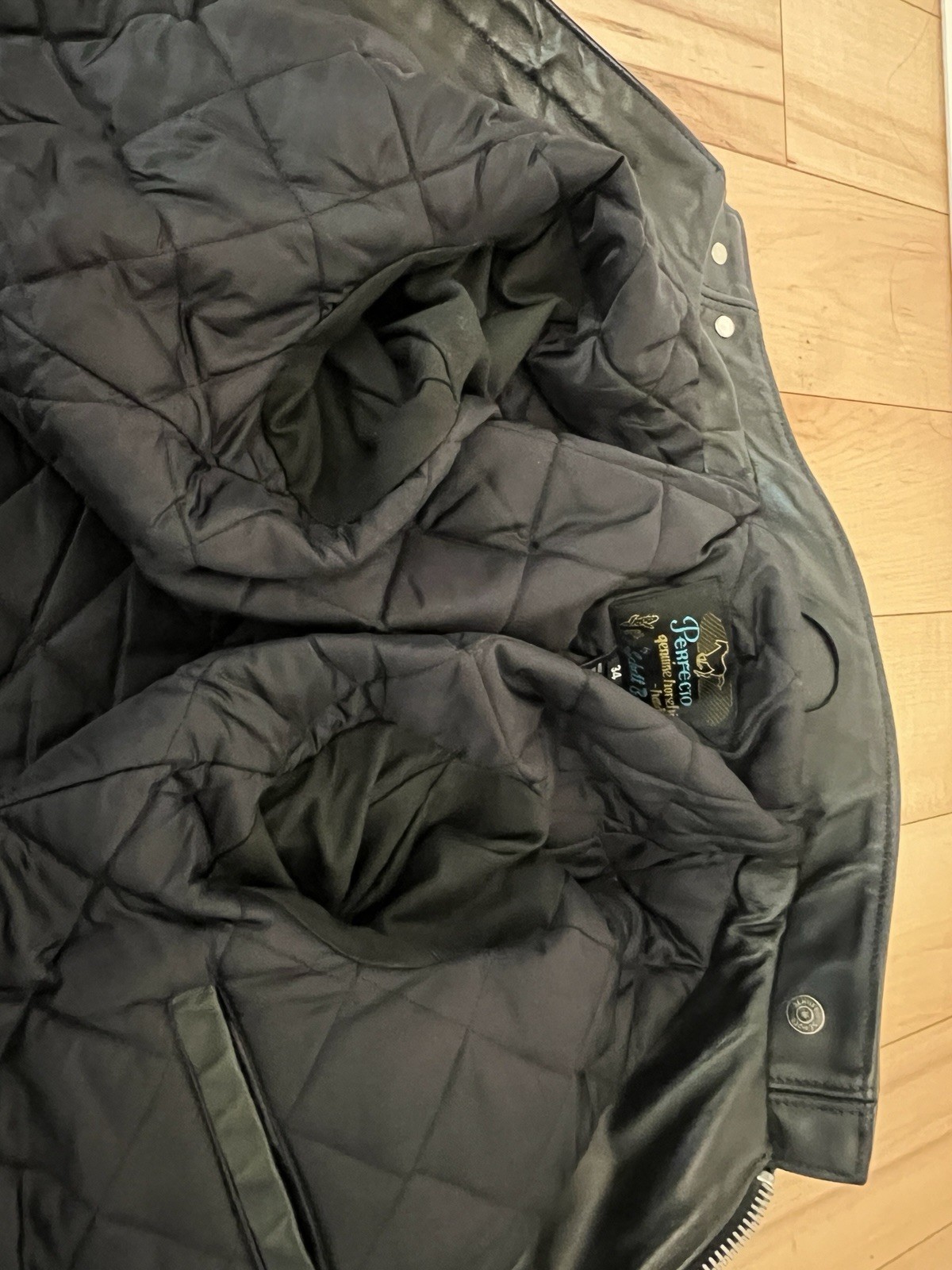 schott 641hh 34 perfecto horsehide leather motorcycle jacket caferacer 618 613